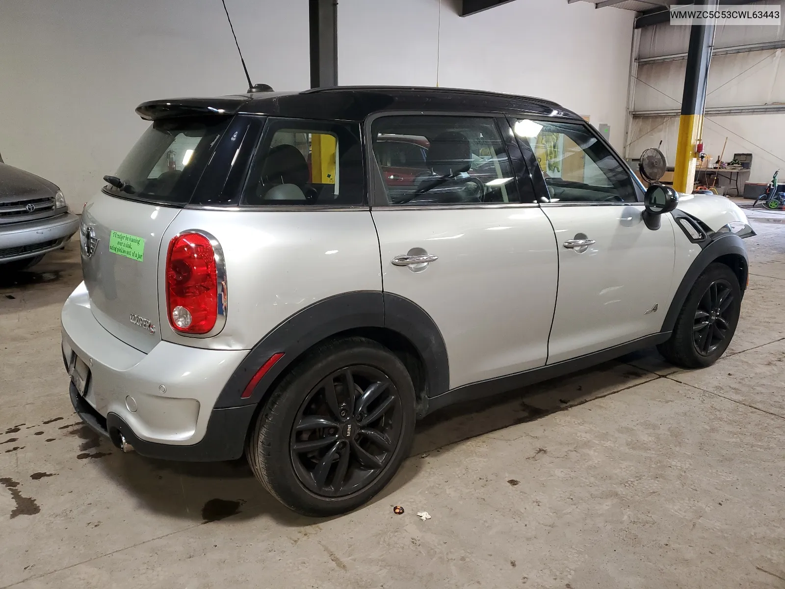 2012 Mini Cooper S Countryman VIN: WMWZC5C53CWL63443 Lot: 68130884