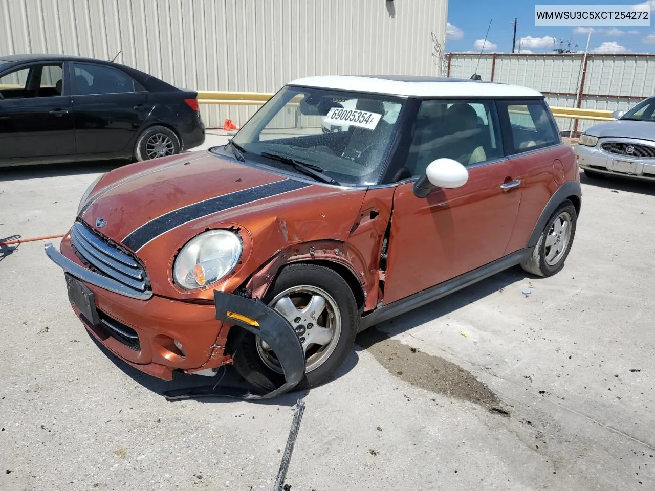 2012 Mini Cooper VIN: WMWSU3C5XCT254272 Lot: 69005354