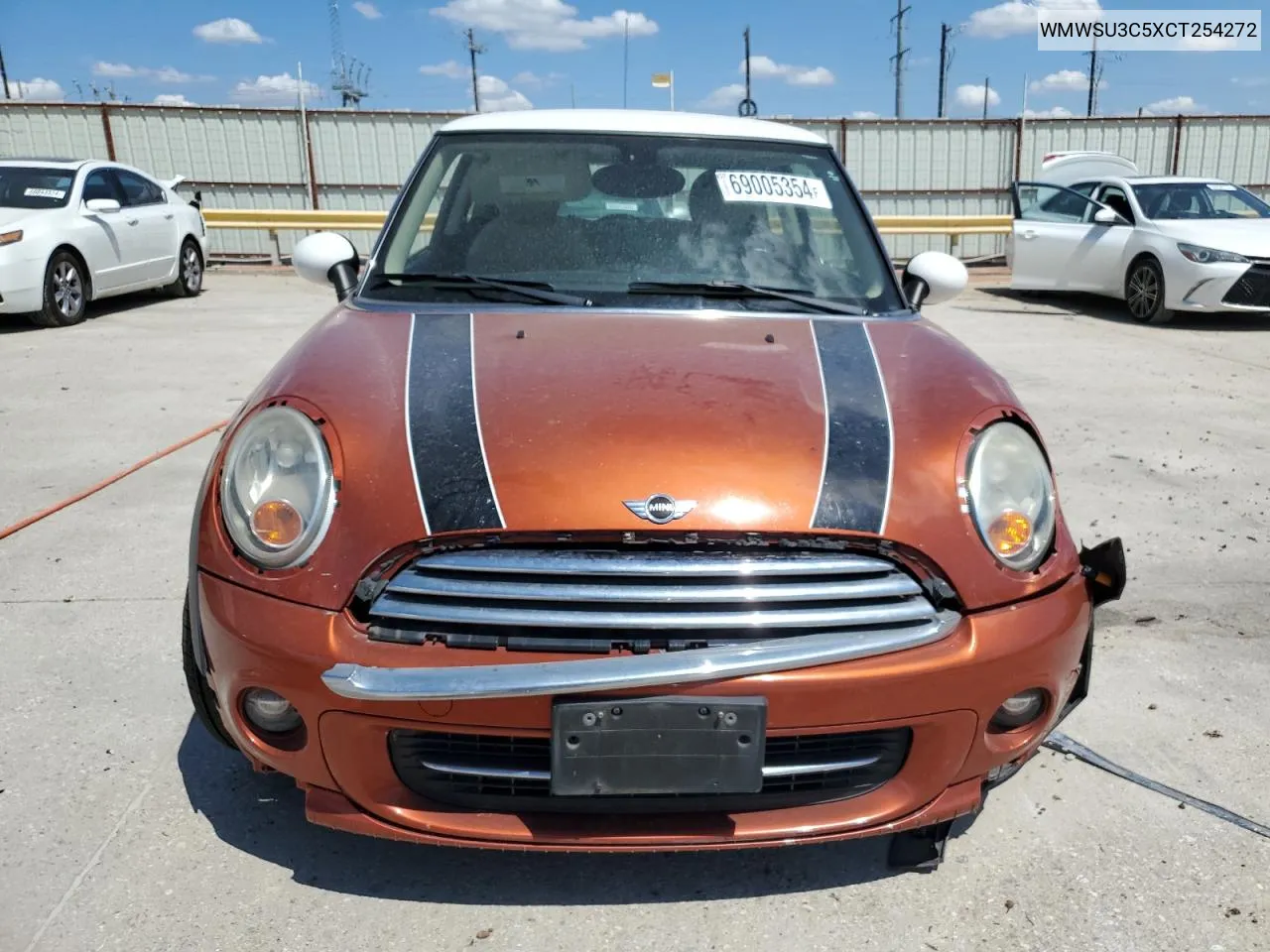 2012 Mini Cooper VIN: WMWSU3C5XCT254272 Lot: 69005354