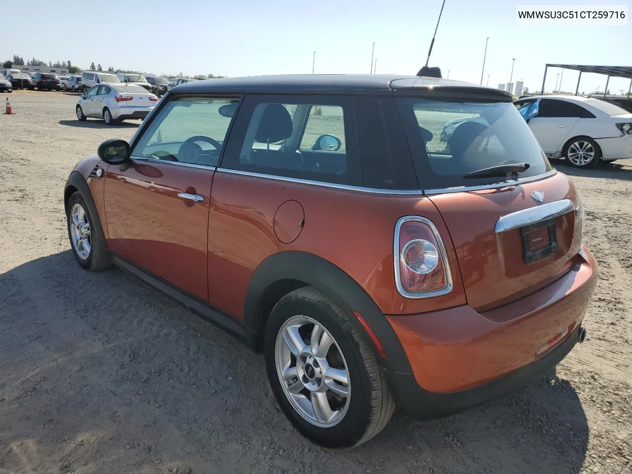 2012 Mini Cooper VIN: WMWSU3C51CT259716 Lot: 69707244