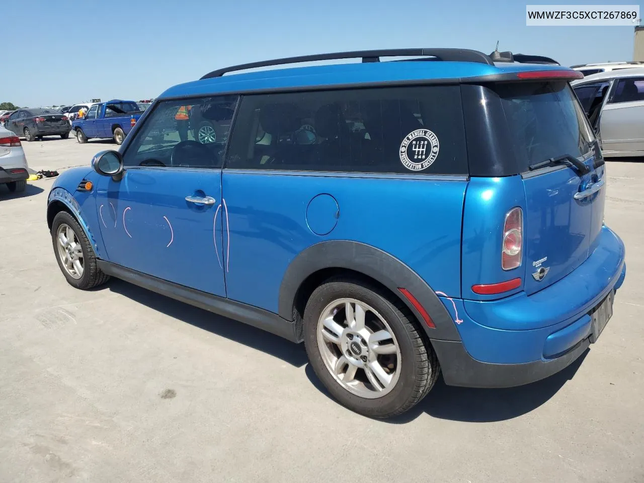 2012 Mini Cooper Clubman VIN: WMWZF3C5XCT267869 Lot: 70145554