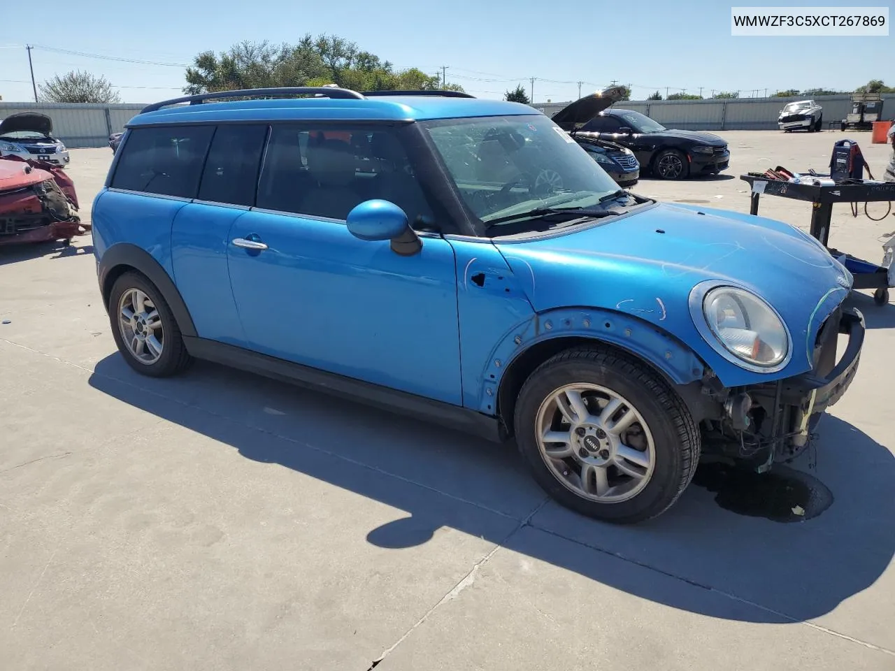 2012 Mini Cooper Clubman VIN: WMWZF3C5XCT267869 Lot: 70145554