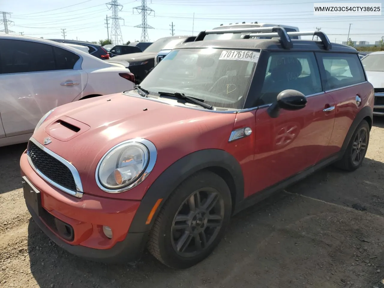 2012 Mini Cooper S Clubman VIN: WMWZG3C54CTY38625 Lot: 70176164