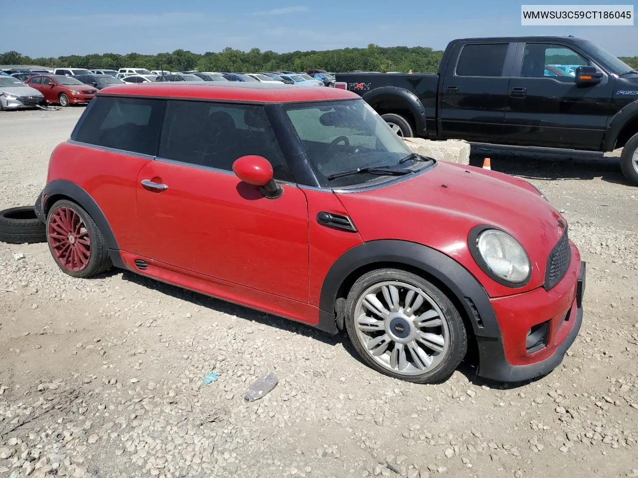 2012 Mini Cooper VIN: WMWSU3C59CT186045 Lot: 70337074