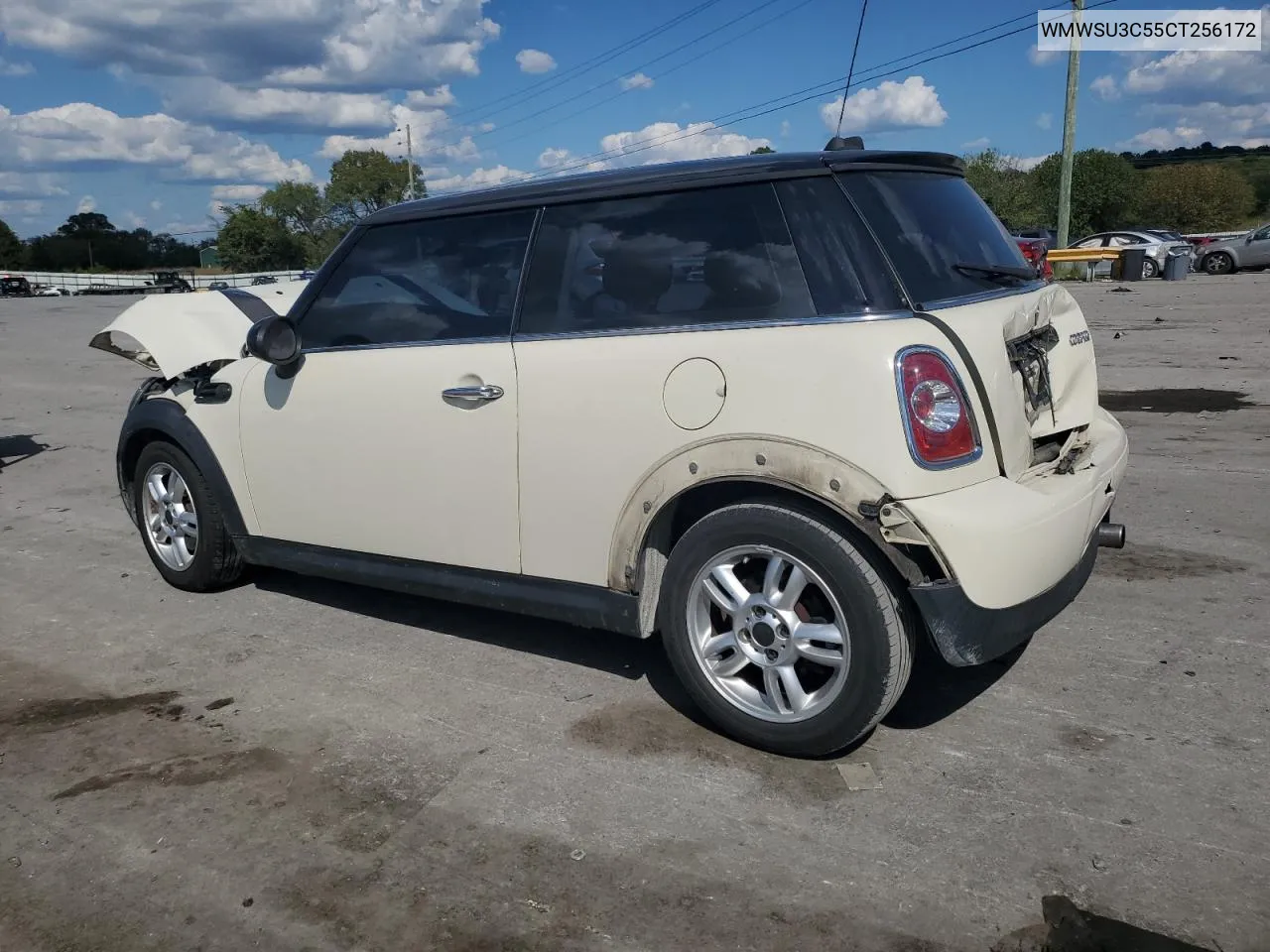 2012 Mini Cooper VIN: WMWSU3C55CT256172 Lot: 70378884