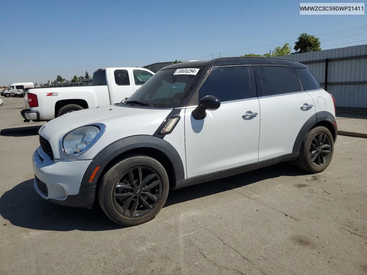 2012 Mini Cooper S Countryman VIN: WMWZC3C59DWP21411 Lot: 70835294