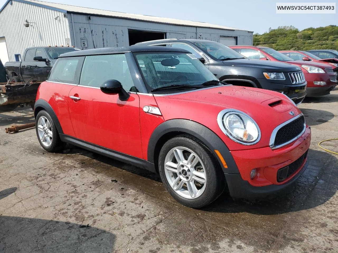 2012 Mini Cooper S VIN: WMWSV3C54CT387493 Lot: 70869354