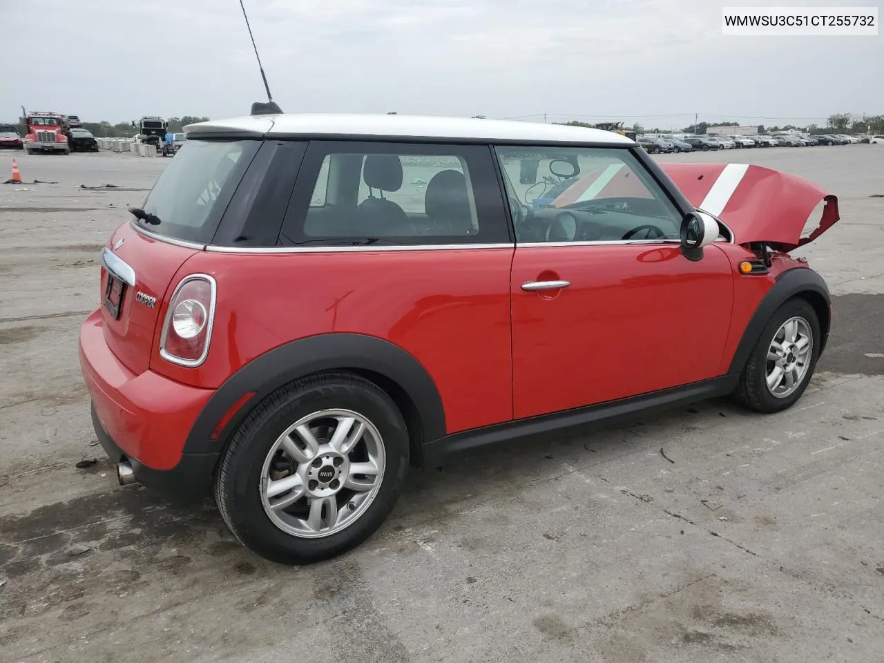 2012 Mini Cooper VIN: WMWSU3C51CT255732 Lot: 71029034