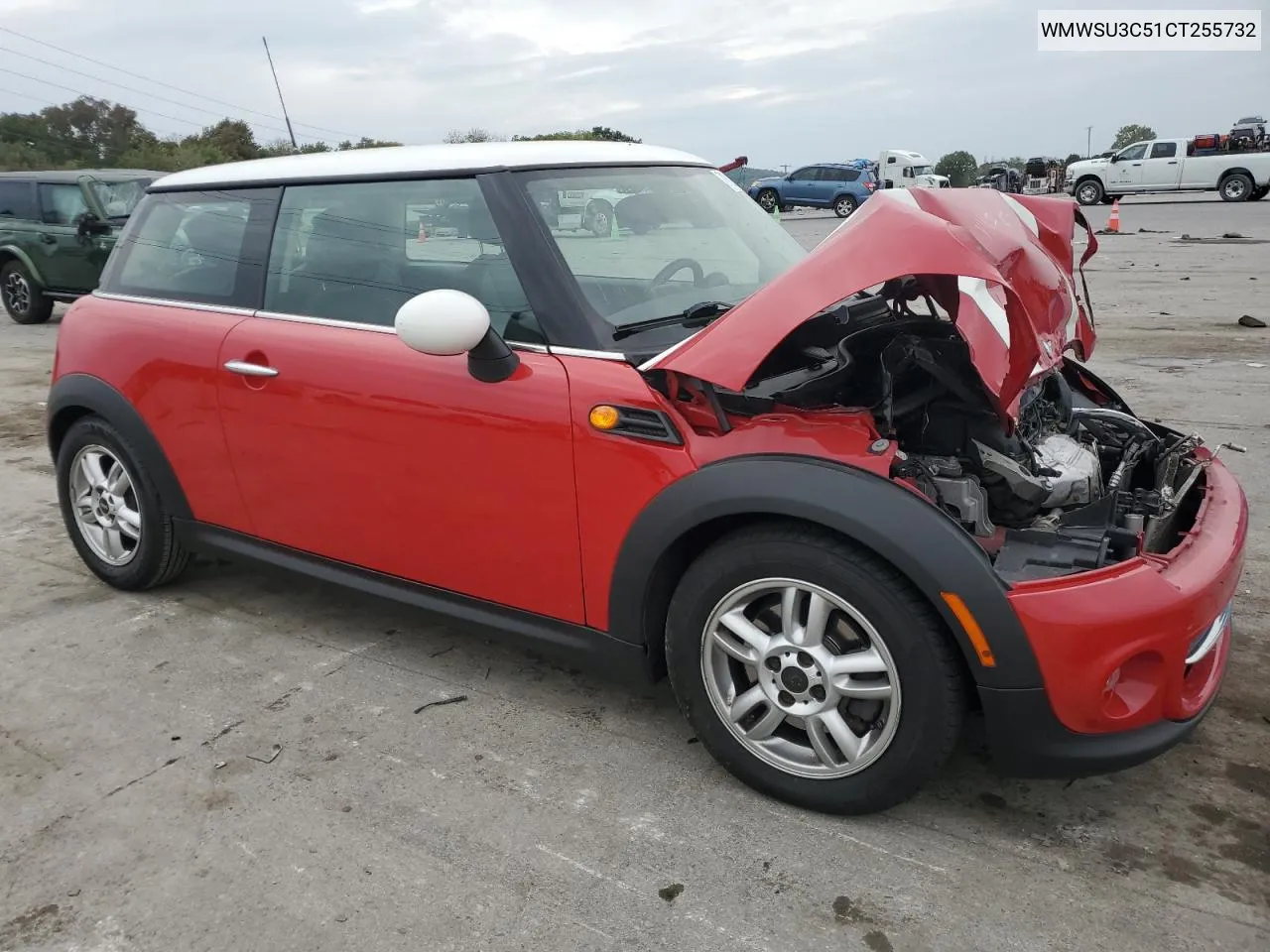 2012 Mini Cooper VIN: WMWSU3C51CT255732 Lot: 71029034