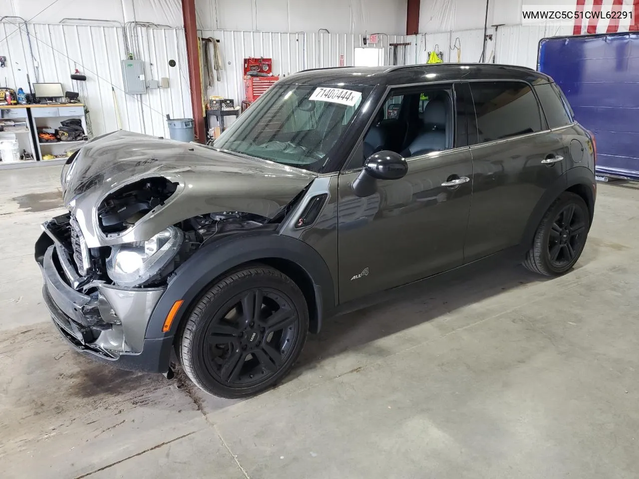 2012 Mini Cooper S Countryman VIN: WMWZC5C51CWL62291 Lot: 71400444