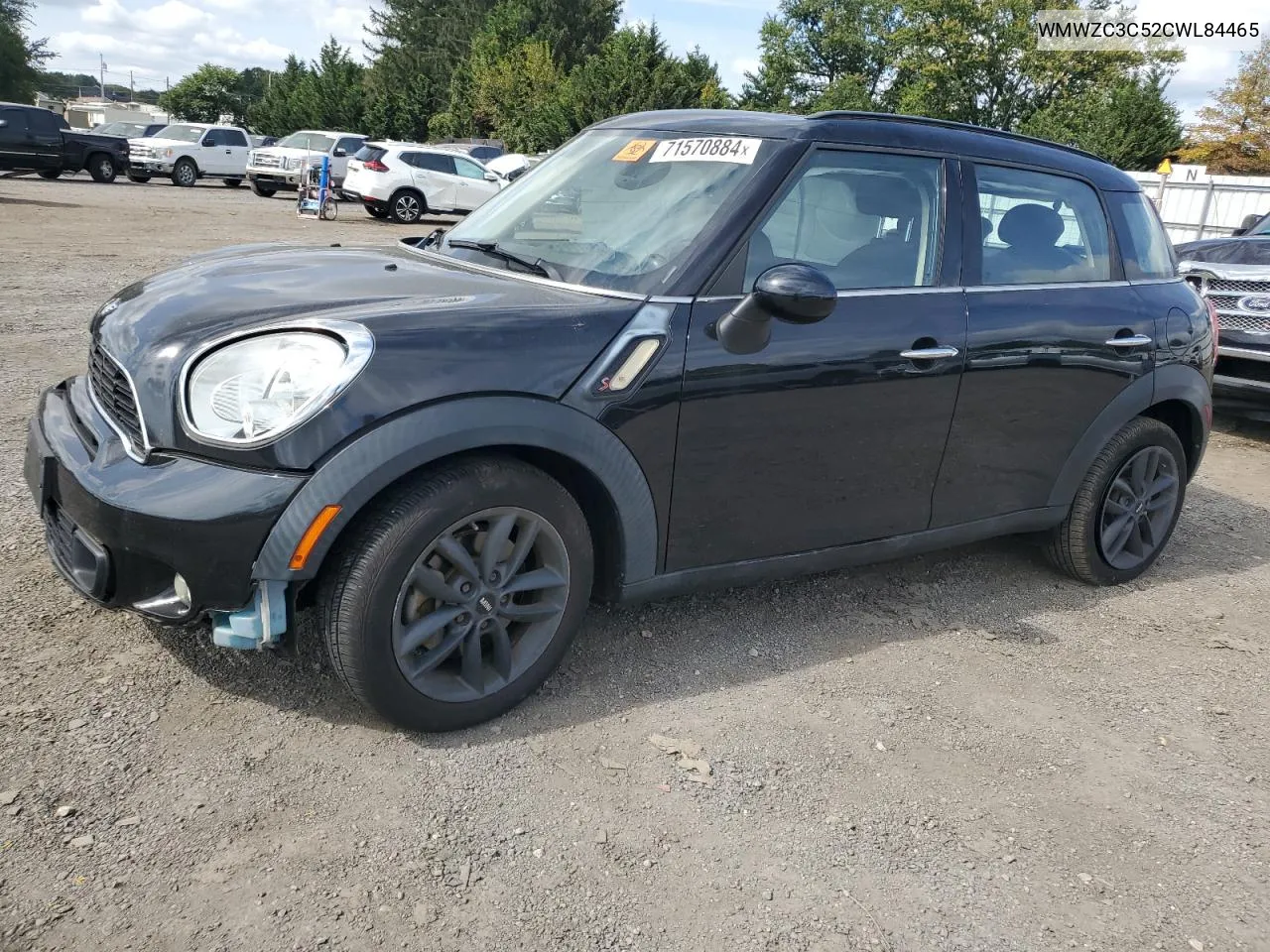 2012 Mini Cooper S Countryman VIN: WMWZC3C52CWL84465 Lot: 71570884