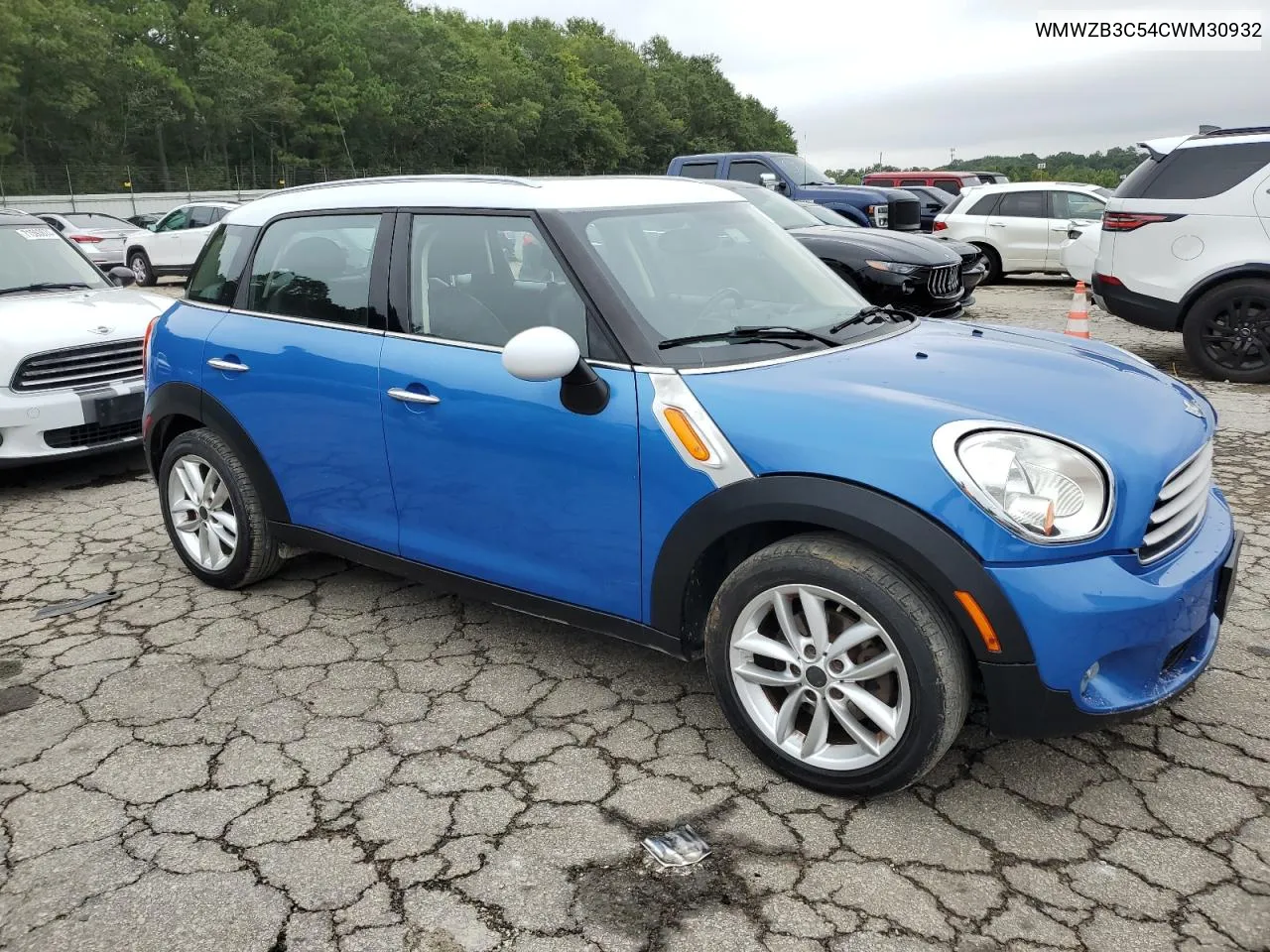 2012 Mini Cooper Countryman VIN: WMWZB3C54CWM30932 Lot: 71593154