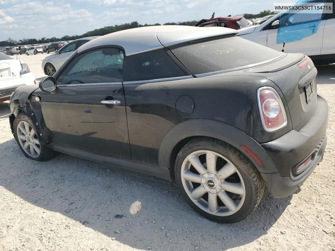 2012 Mini Cooper Coupe S VIN: WMWSX3C53CT154716 Lot: 71780654