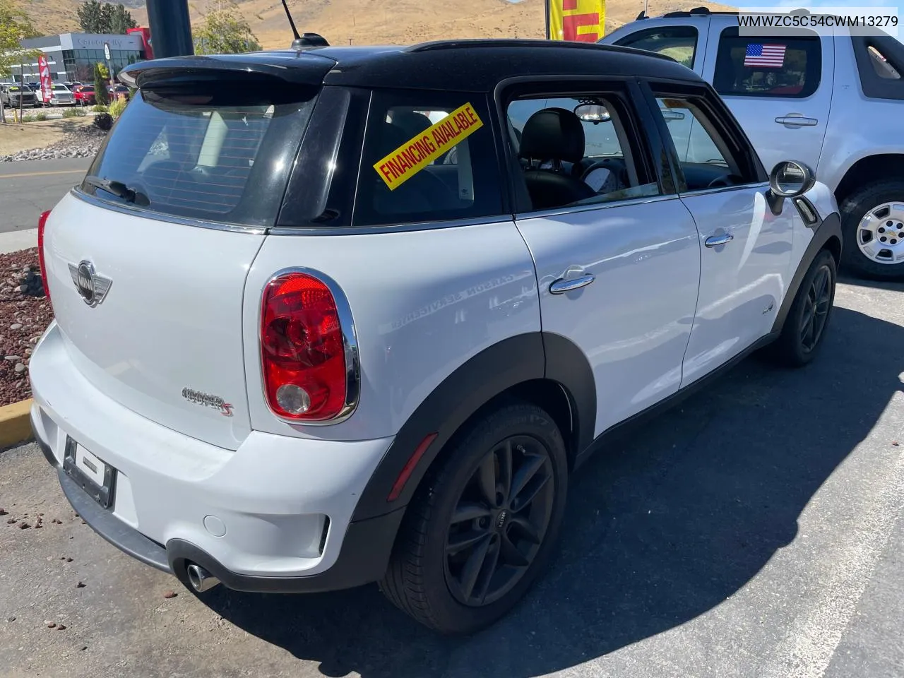 2012 Mini Cooper S Countryman VIN: WMWZC5C54CWM13279 Lot: 72377384