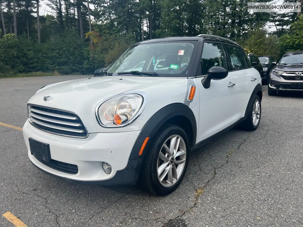 2012 Mini Cooper Countryman VIN: WMWZB3C54CWM03147 Lot: 72465364