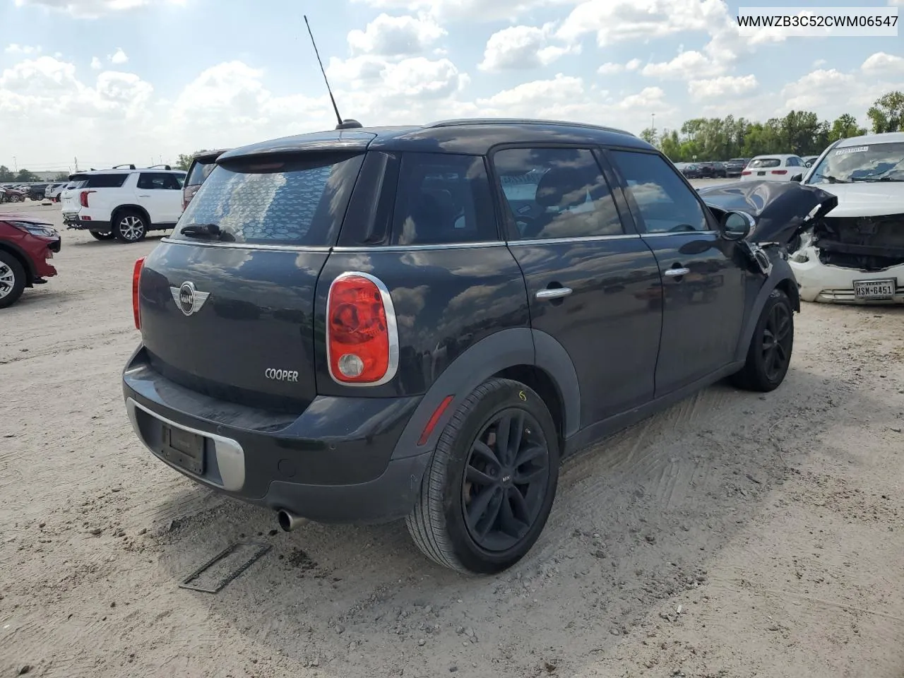 2012 Mini Cooper Countryman VIN: WMWZB3C52CWM06547 Lot: 72472234