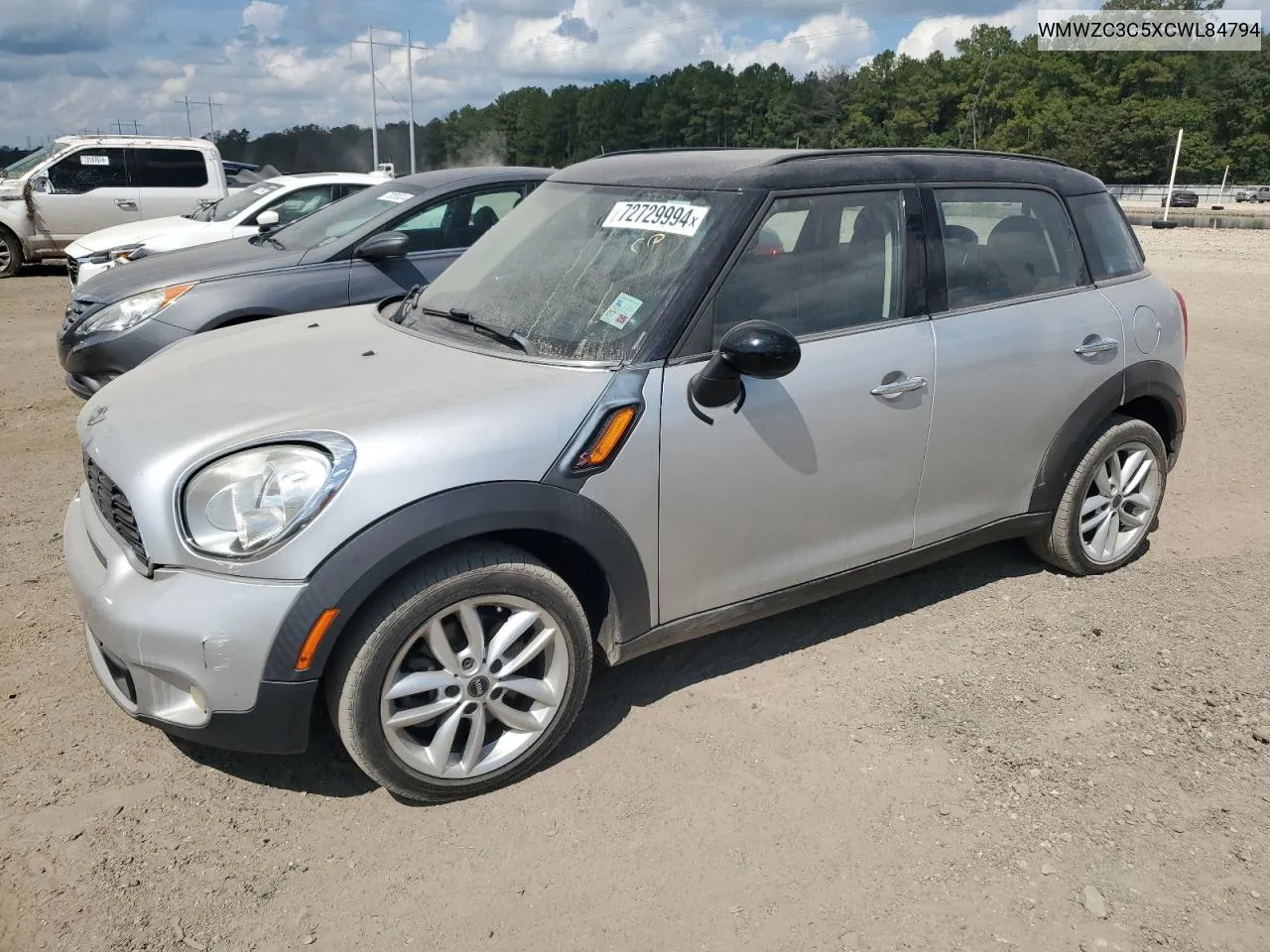 2012 Mini Cooper S Countryman VIN: WMWZC3C5XCWL84794 Lot: 72729994