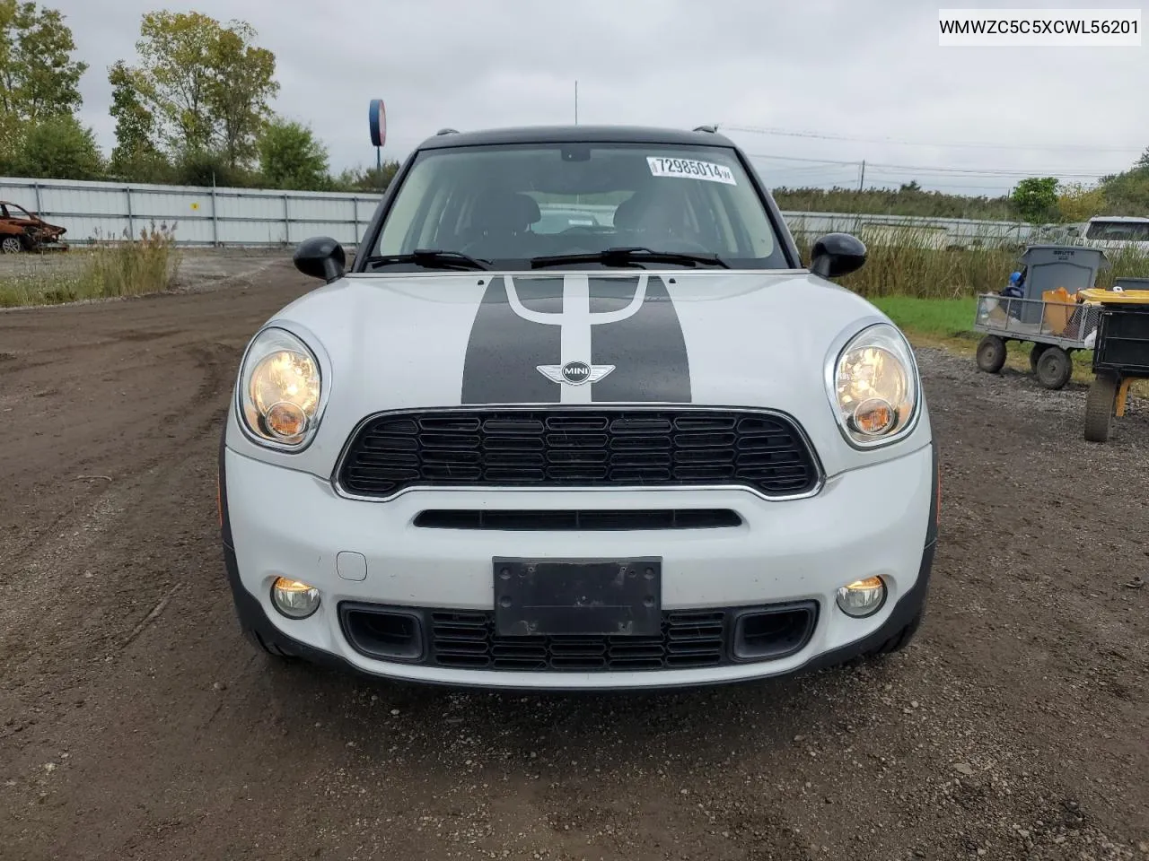 2012 Mini Cooper S Countryman VIN: WMWZC5C5XCWL56201 Lot: 72985014