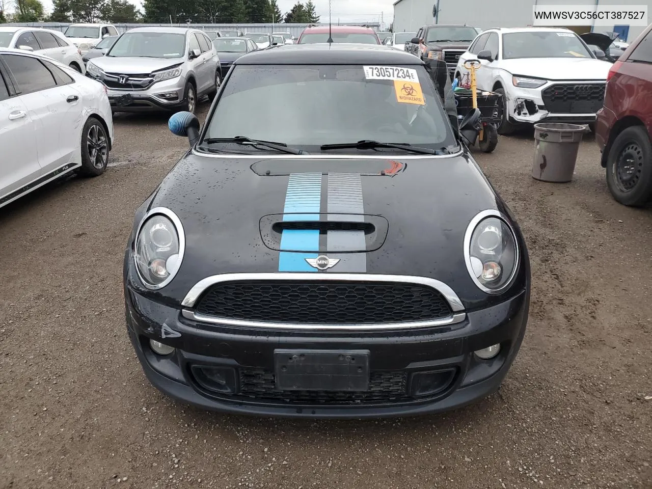 2012 Mini Cooper S VIN: WMWSV3C56CT387527 Lot: 73057234