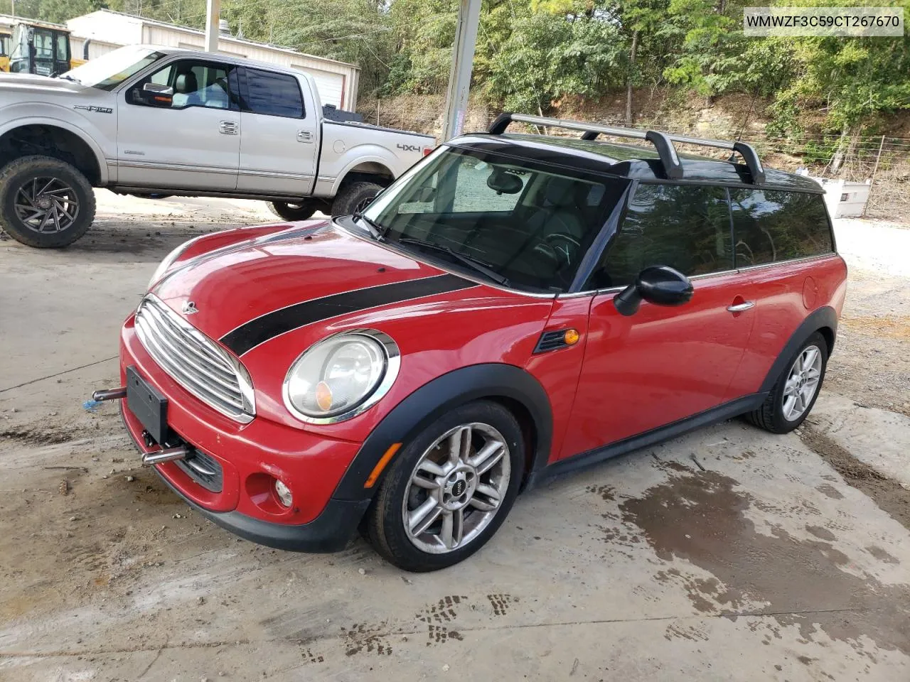 2012 Mini Cooper Clubman VIN: WMWZF3C59CT267670 Lot: 73660254