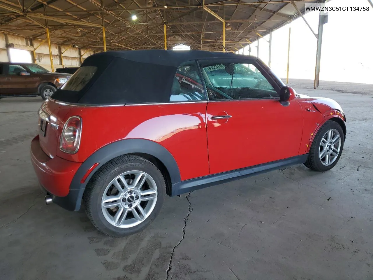 2012 Mini Cooper VIN: WMWZN3C51CT134758 Lot: 74173324