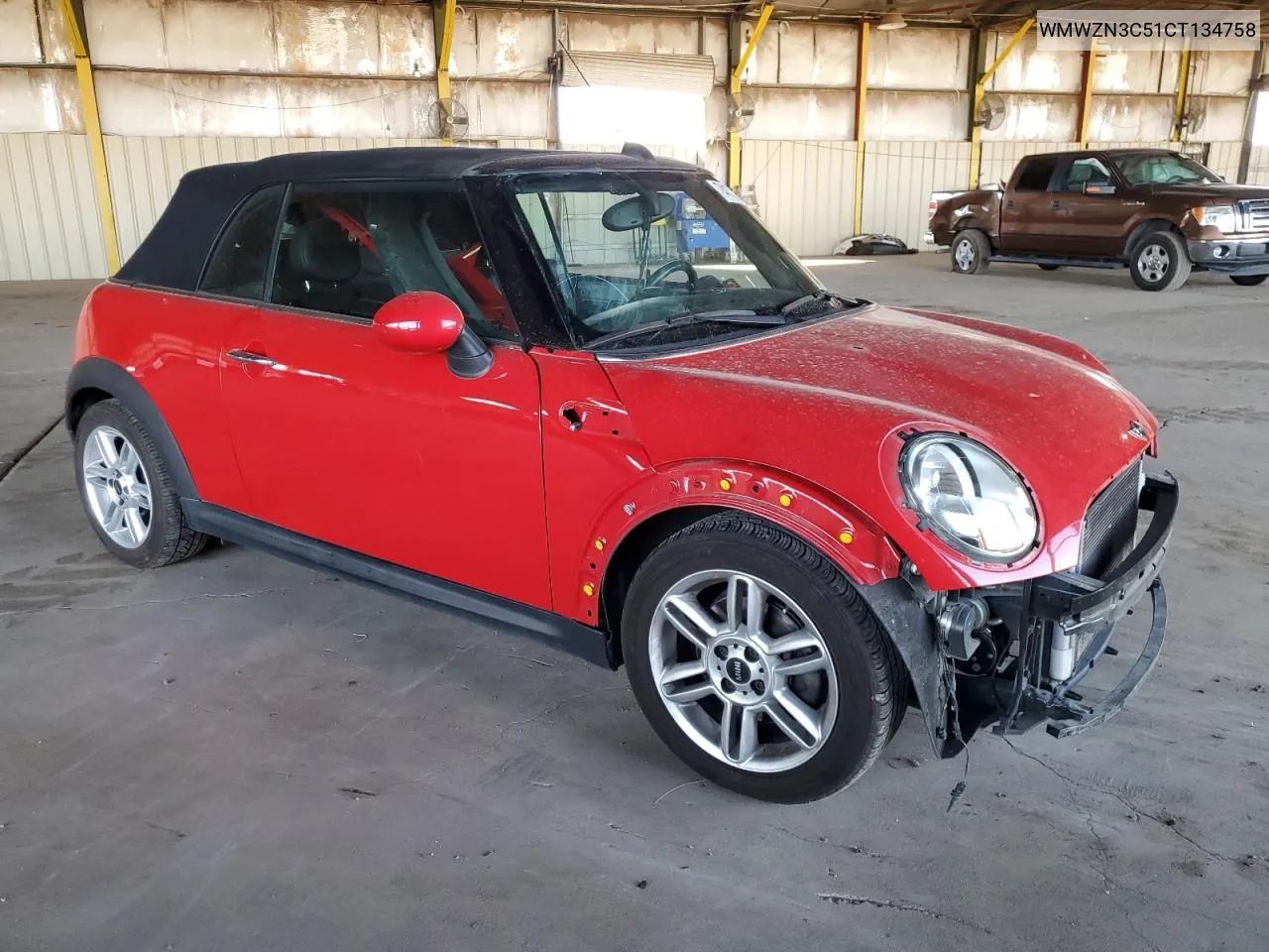 2012 Mini Cooper VIN: WMWZN3C51CT134758 Lot: 74173324