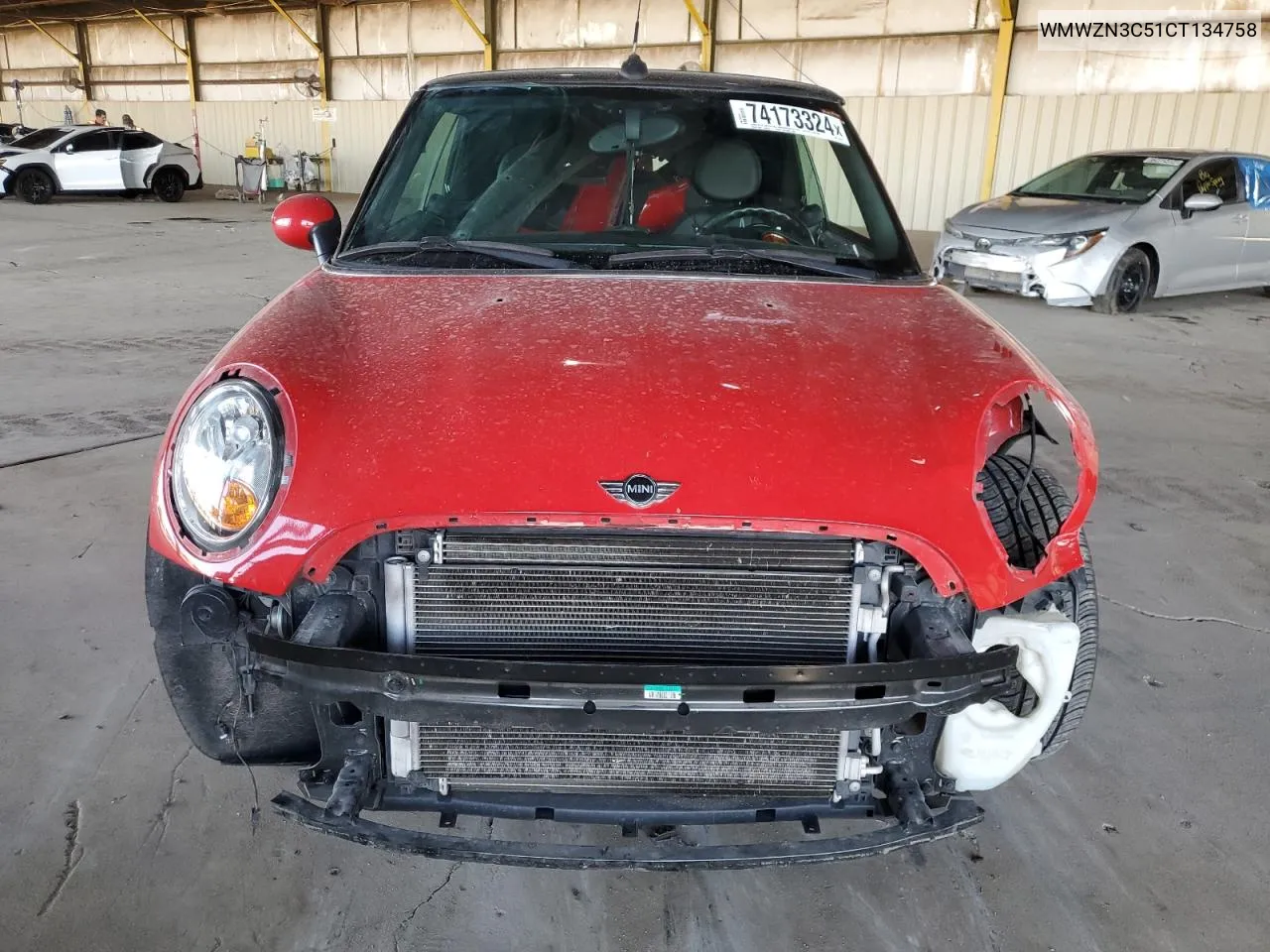 2012 Mini Cooper VIN: WMWZN3C51CT134758 Lot: 74173324