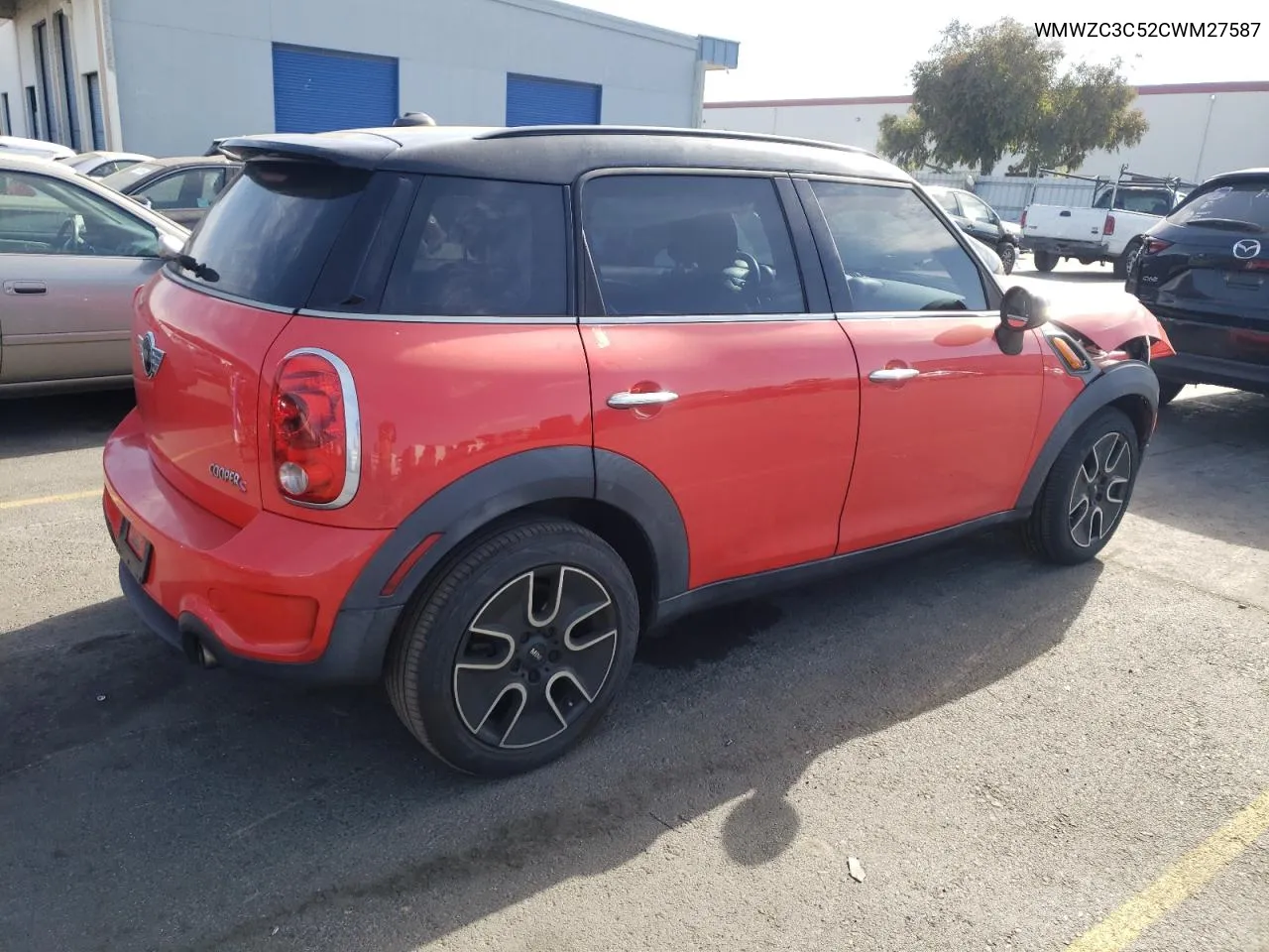 2012 Mini Cooper S Countryman VIN: WMWZC3C52CWM27587 Lot: 74545754