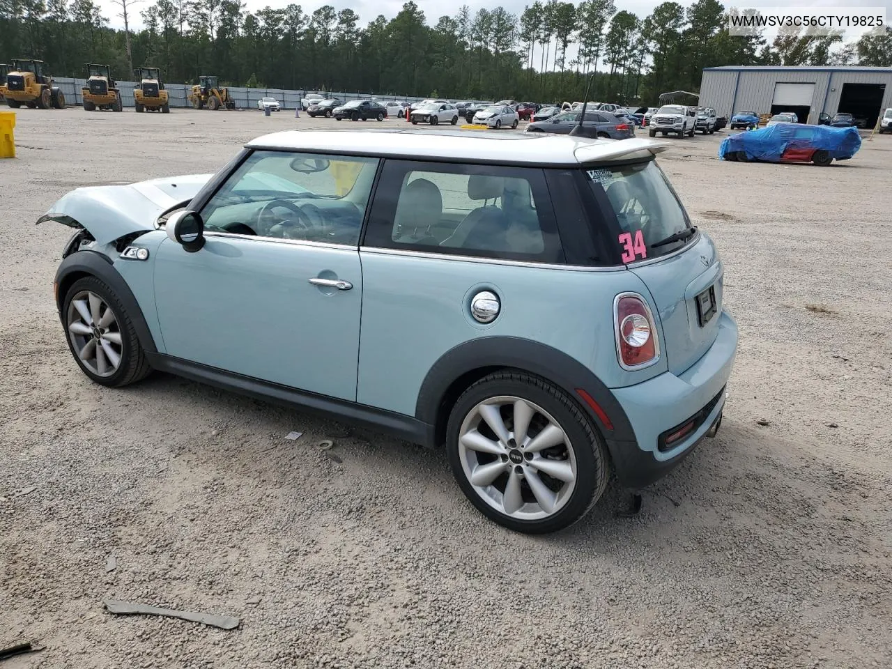 2012 Mini Cooper S VIN: WMWSV3C56CTY19825 Lot: 74747954