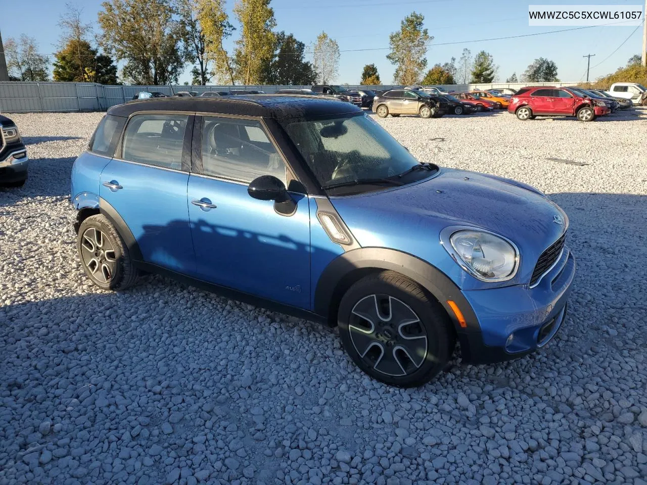 2012 Mini Cooper S Countryman VIN: WMWZC5C5XCWL61057 Lot: 74790464