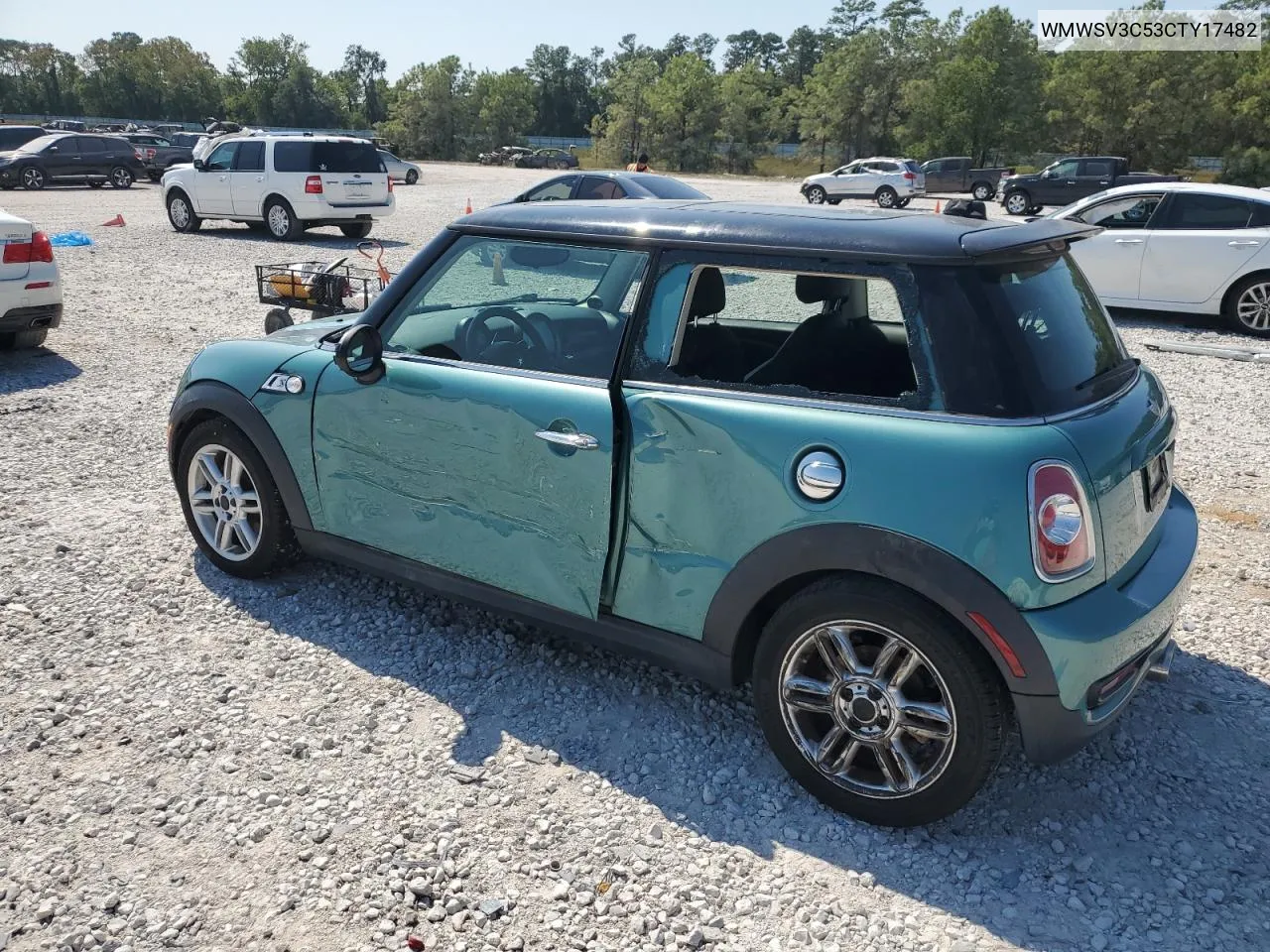 2012 Mini Cooper S VIN: WMWSV3C53CTY17482 Lot: 74916294