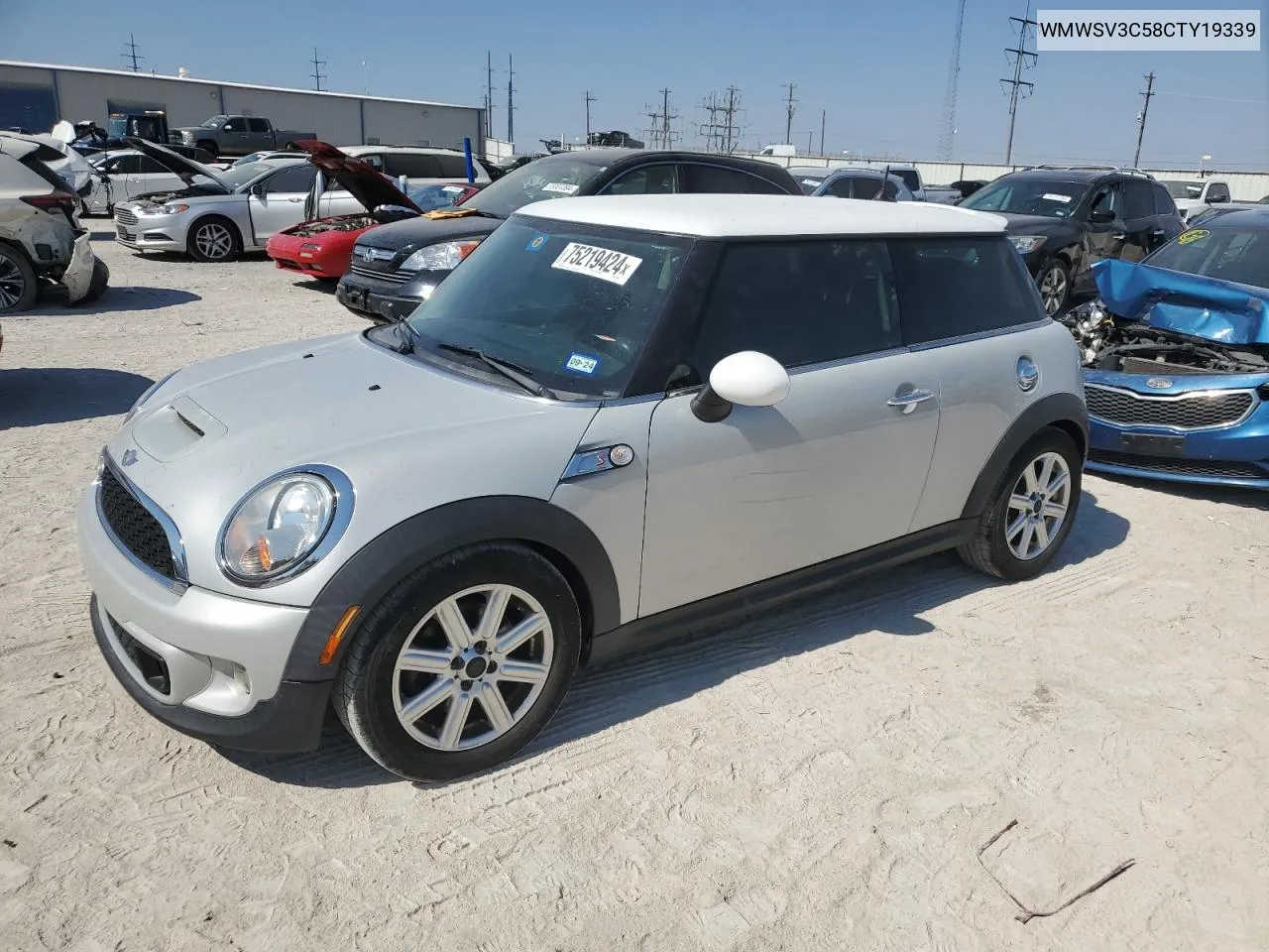 2012 Mini Cooper S VIN: WMWSV3C58CTY19339 Lot: 75219424