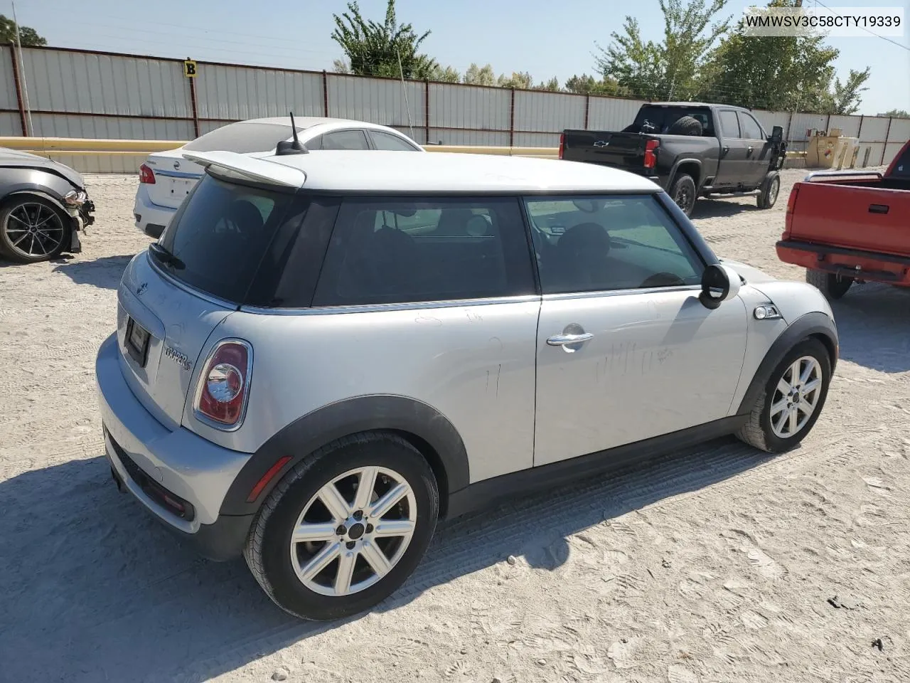 2012 Mini Cooper S VIN: WMWSV3C58CTY19339 Lot: 75219424