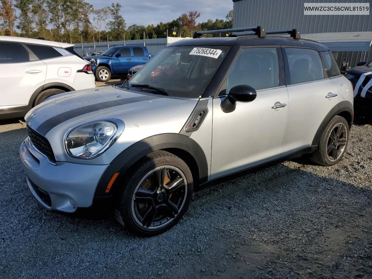 2012 Mini Cooper S Countryman VIN: WMWZC3C56CWL81519 Lot: 75268344