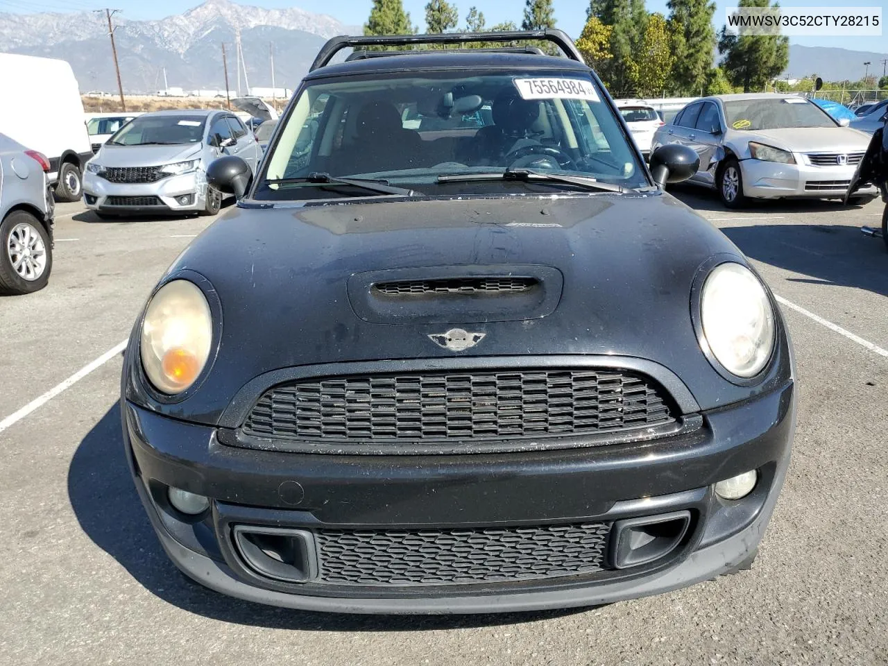 2012 Mini Cooper S VIN: WMWSV3C52CTY28215 Lot: 75564984