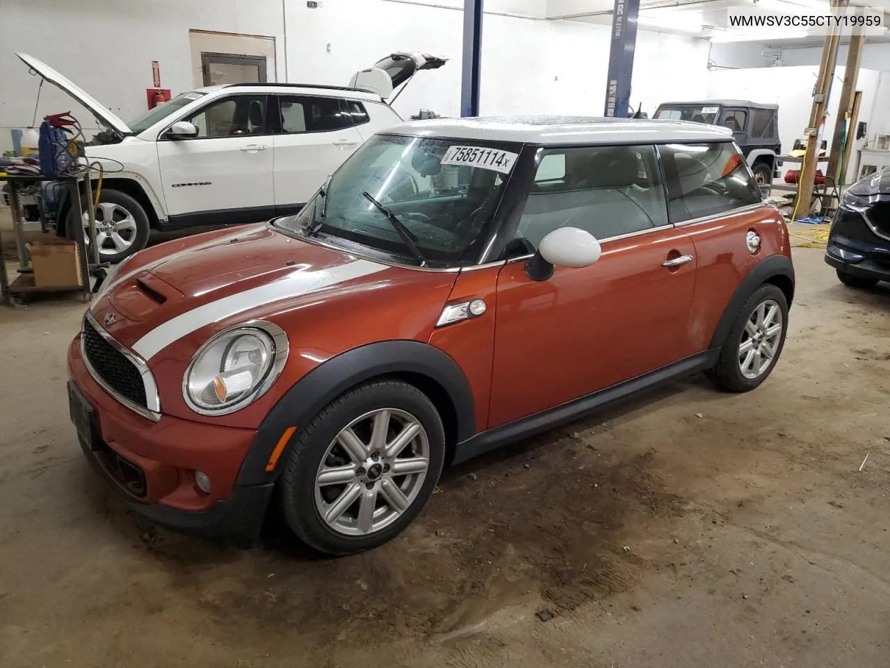 2012 Mini Cooper S VIN: WMWSV3C55CTY19959 Lot: 75851114