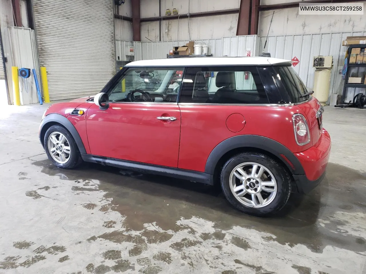 2012 Mini Cooper VIN: WMWSU3C58CT259258 Lot: 76034574