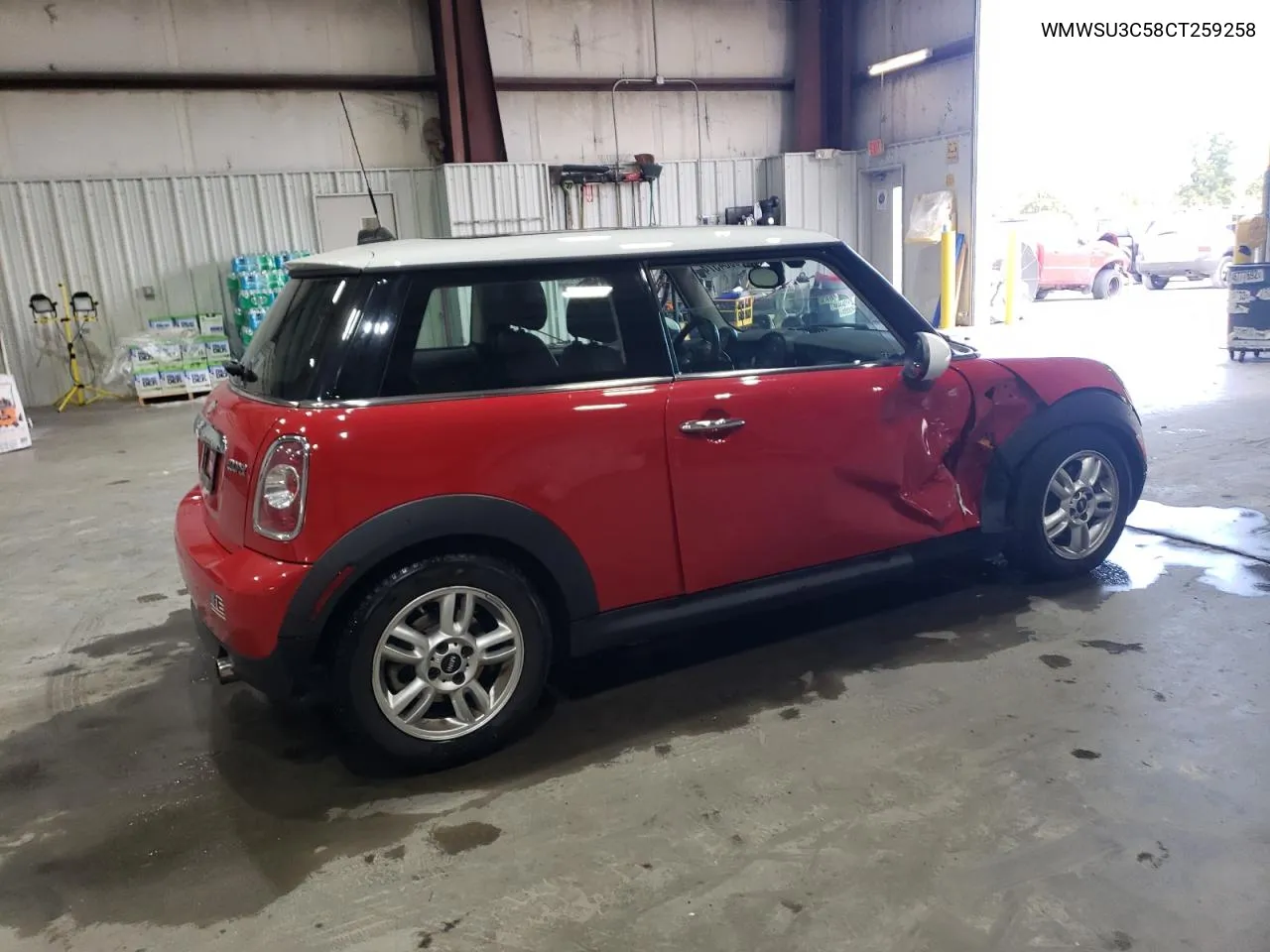 2012 Mini Cooper VIN: WMWSU3C58CT259258 Lot: 76034574