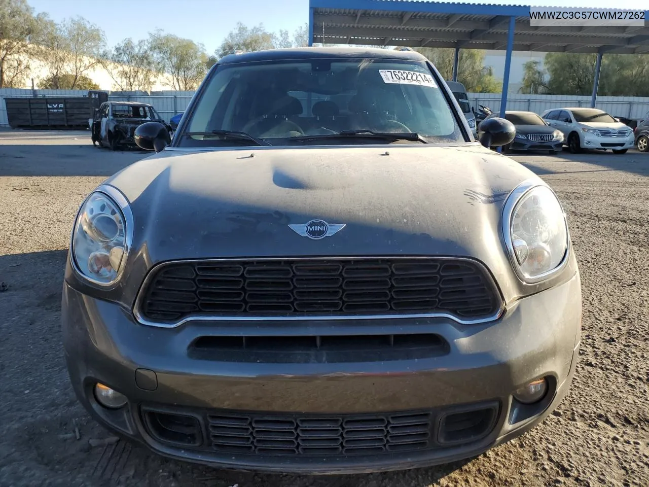 2012 Mini Cooper S Countryman VIN: WMWZC3C57CWM27262 Lot: 76322214