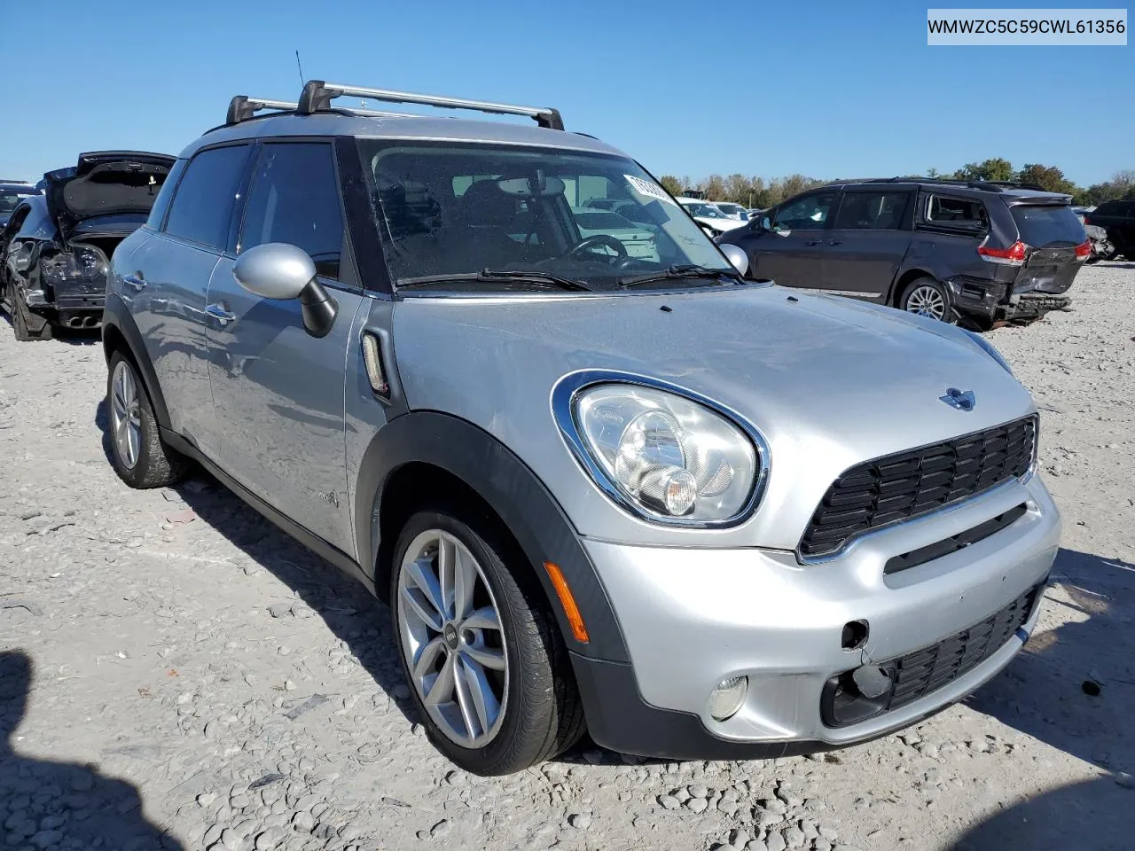 2012 Mini Cooper S Countryman VIN: WMWZC5C59CWL61356 Lot: 76338914