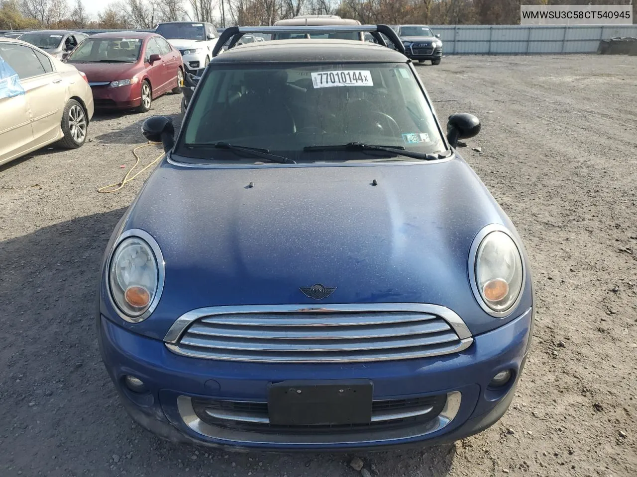 2012 Mini Cooper VIN: WMWSU3C58CT540945 Lot: 77010144