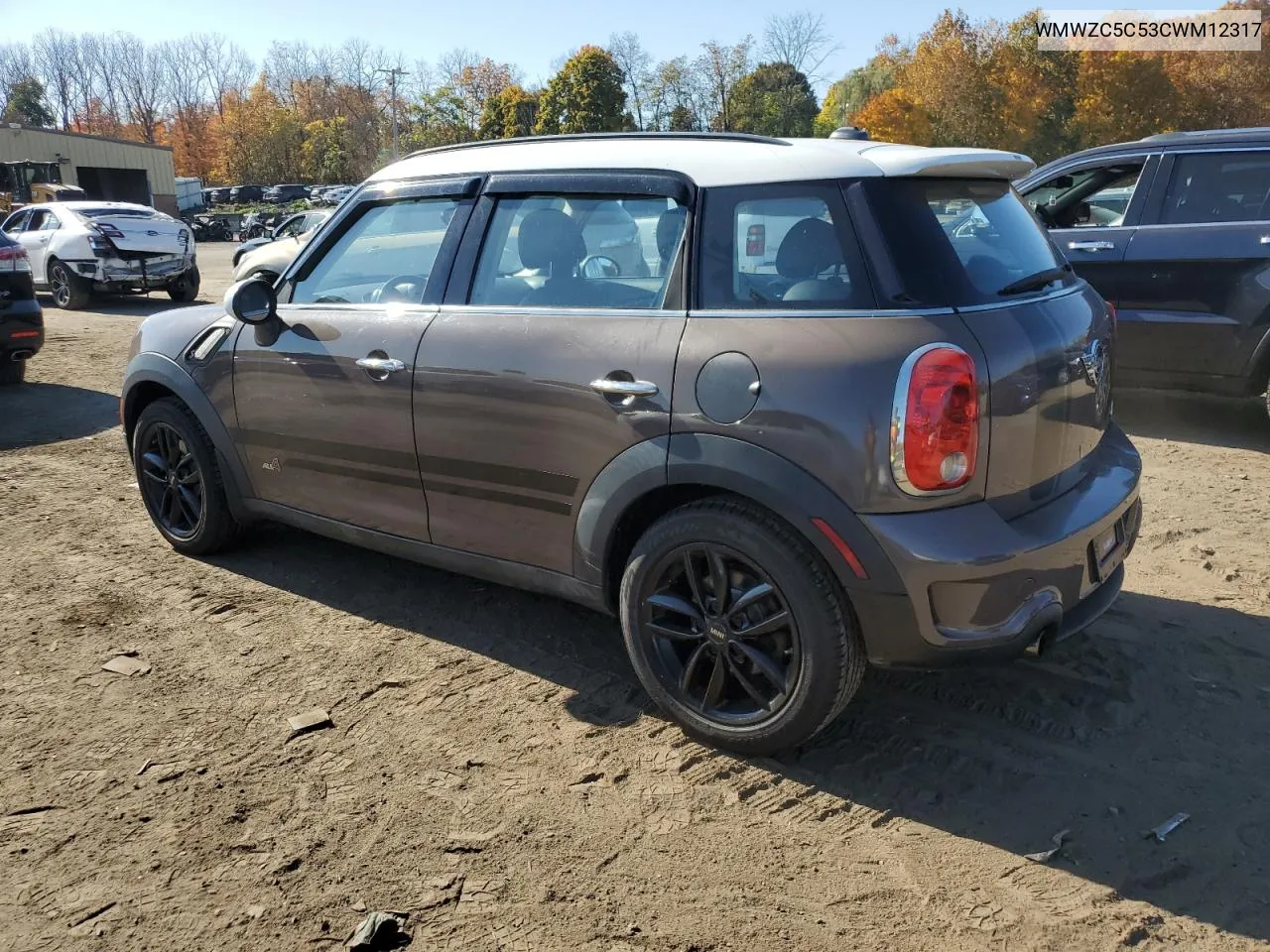 2012 Mini Cooper S Countryman VIN: WMWZC5C53CWM12317 Lot: 77381704