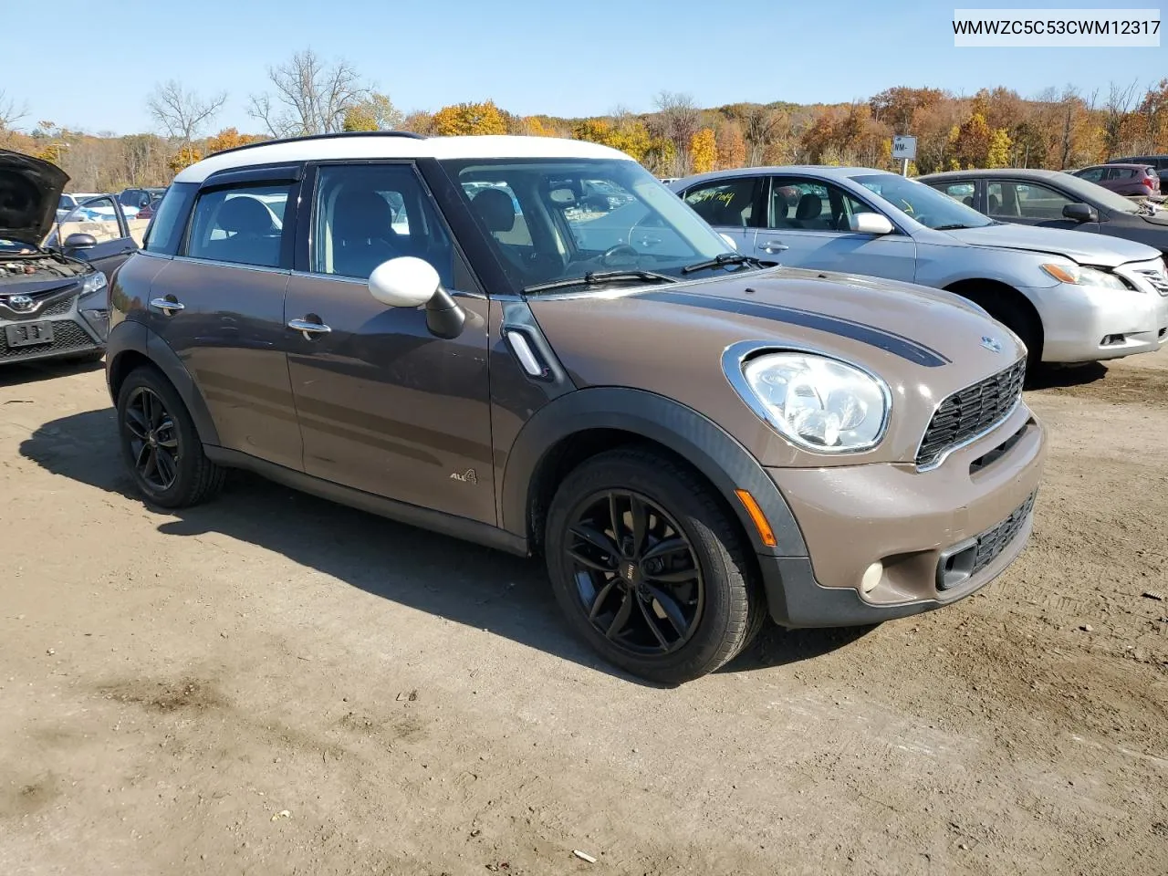 2012 Mini Cooper S Countryman VIN: WMWZC5C53CWM12317 Lot: 77381704