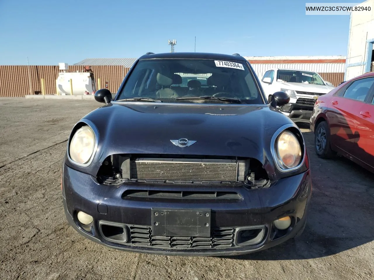 2012 Mini Cooper S Countryman VIN: WMWZC3C57CWL82940 Lot: 77403364