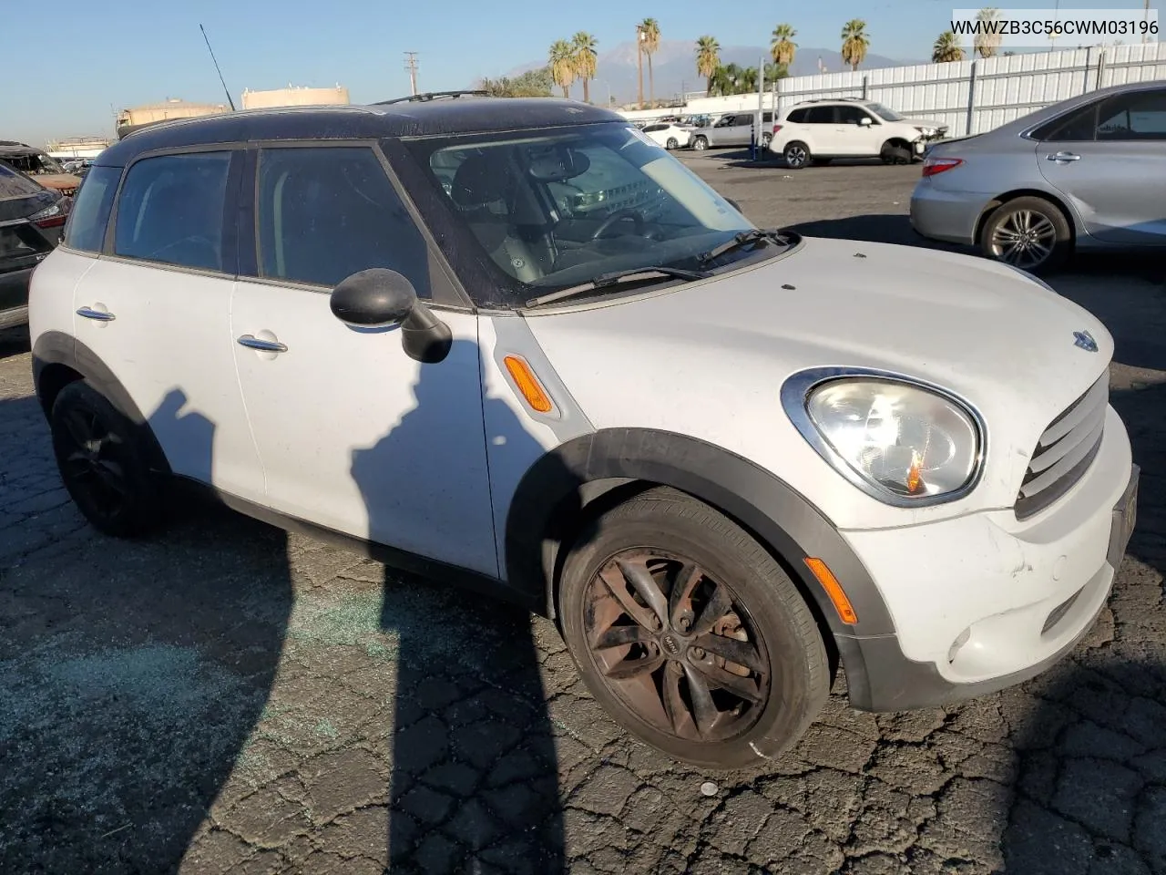 2012 Mini Cooper Countryman VIN: WMWZB3C56CWM03196 Lot: 77471984