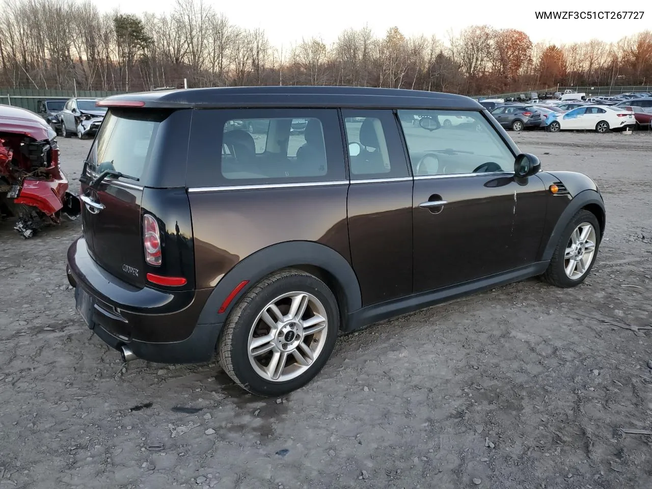 2012 Mini Cooper Clubman VIN: WMWZF3C51CT267727 Lot: 77603054