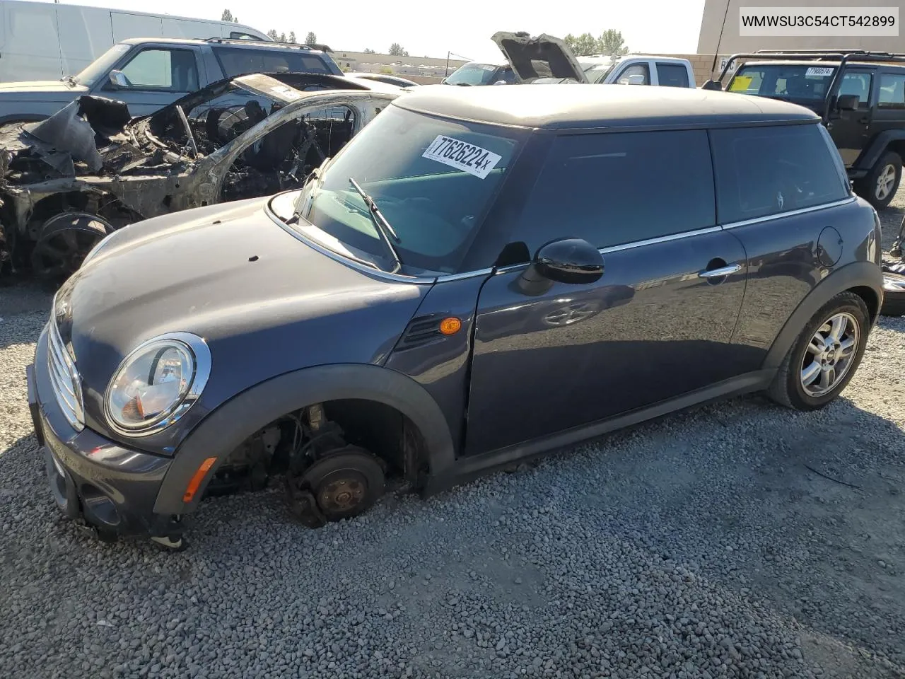 WMWSU3C54CT542899 2012 Mini Cooper