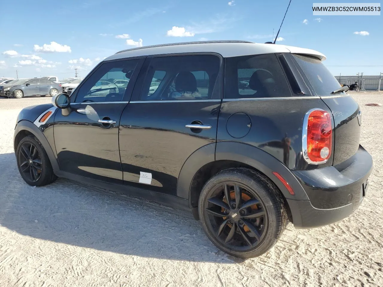 2012 Mini Cooper Countryman VIN: WMWZB3C52CWM05513 Lot: 77637494