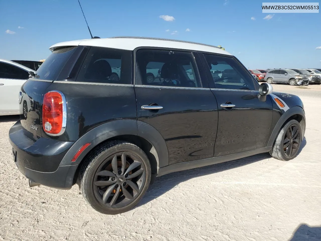 2012 Mini Cooper Countryman VIN: WMWZB3C52CWM05513 Lot: 77637494