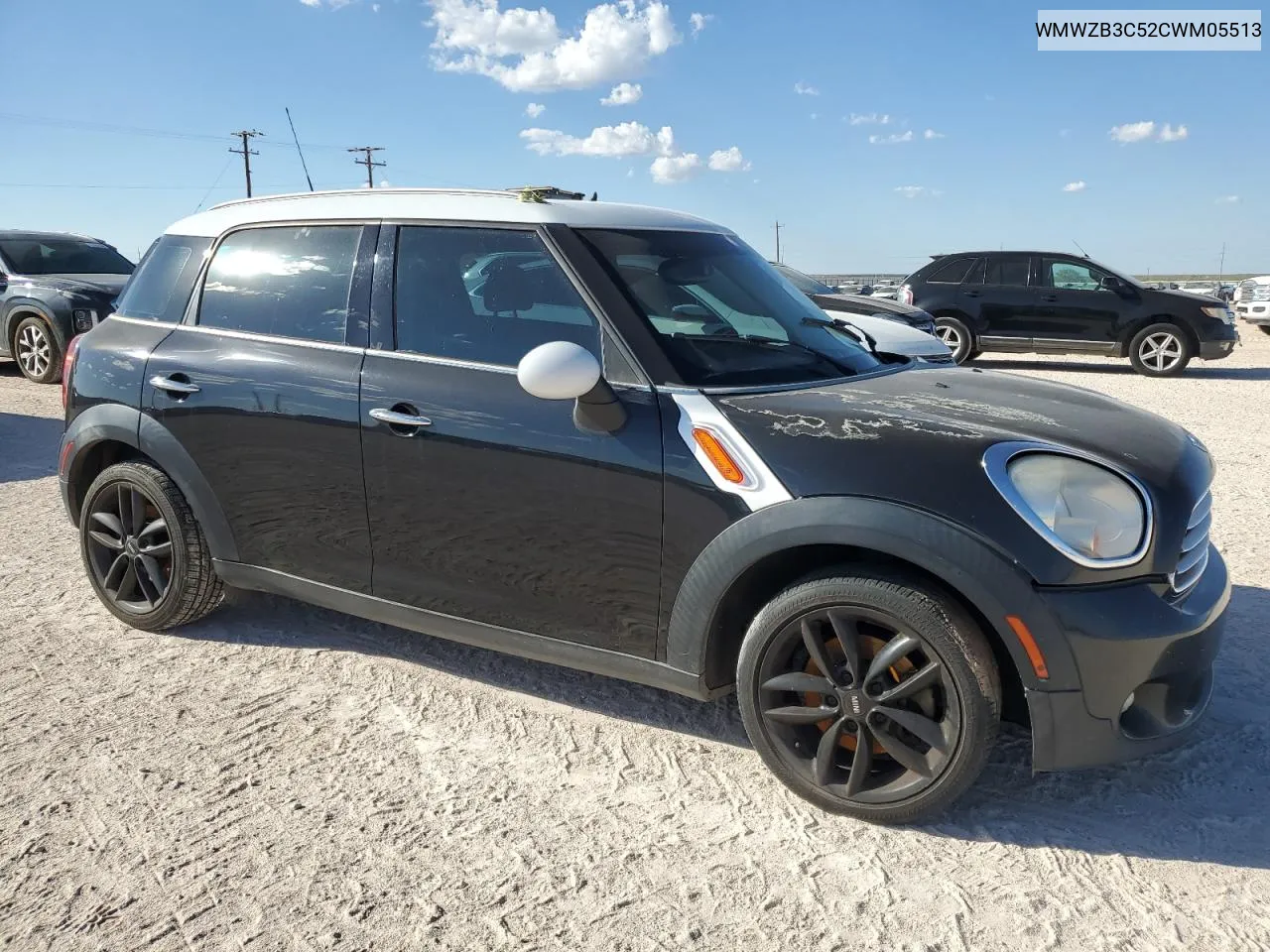 2012 Mini Cooper Countryman VIN: WMWZB3C52CWM05513 Lot: 77637494